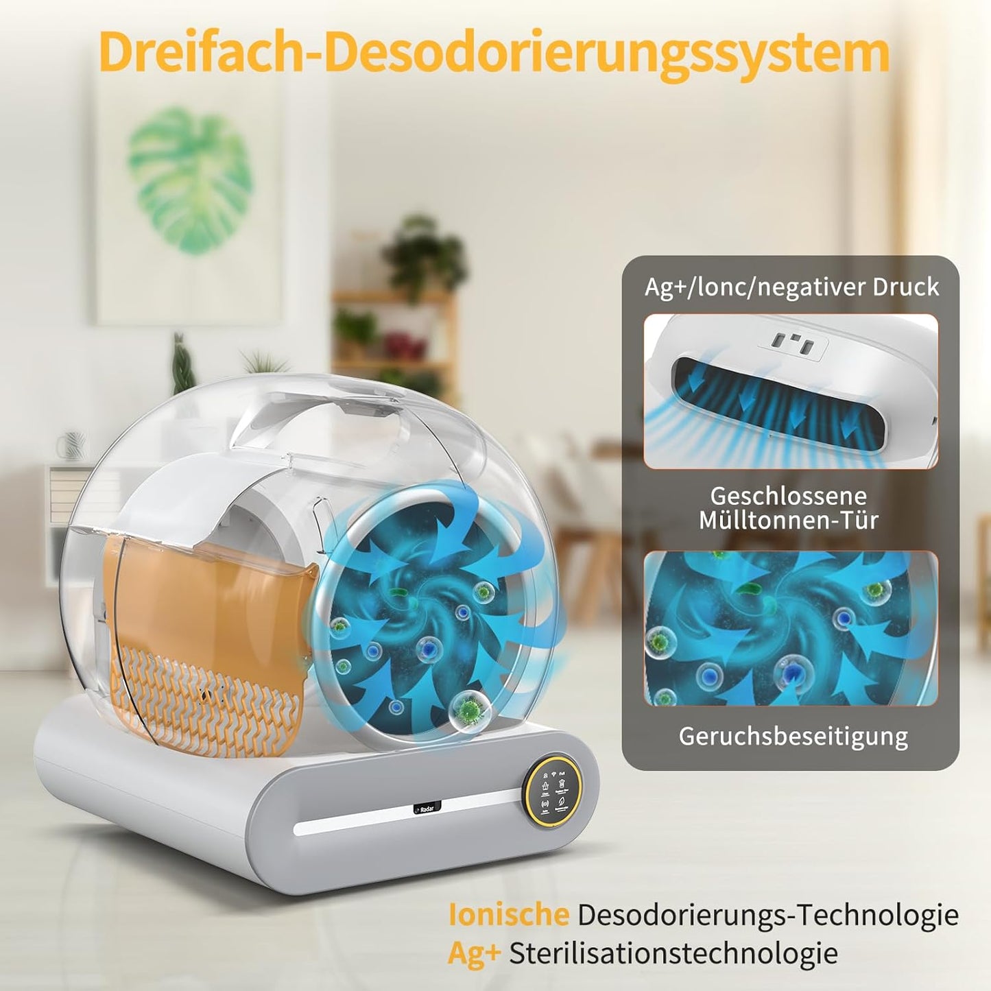 Litter CONNECT™ Vernetztes, Selbstreinigendes Katzenklo