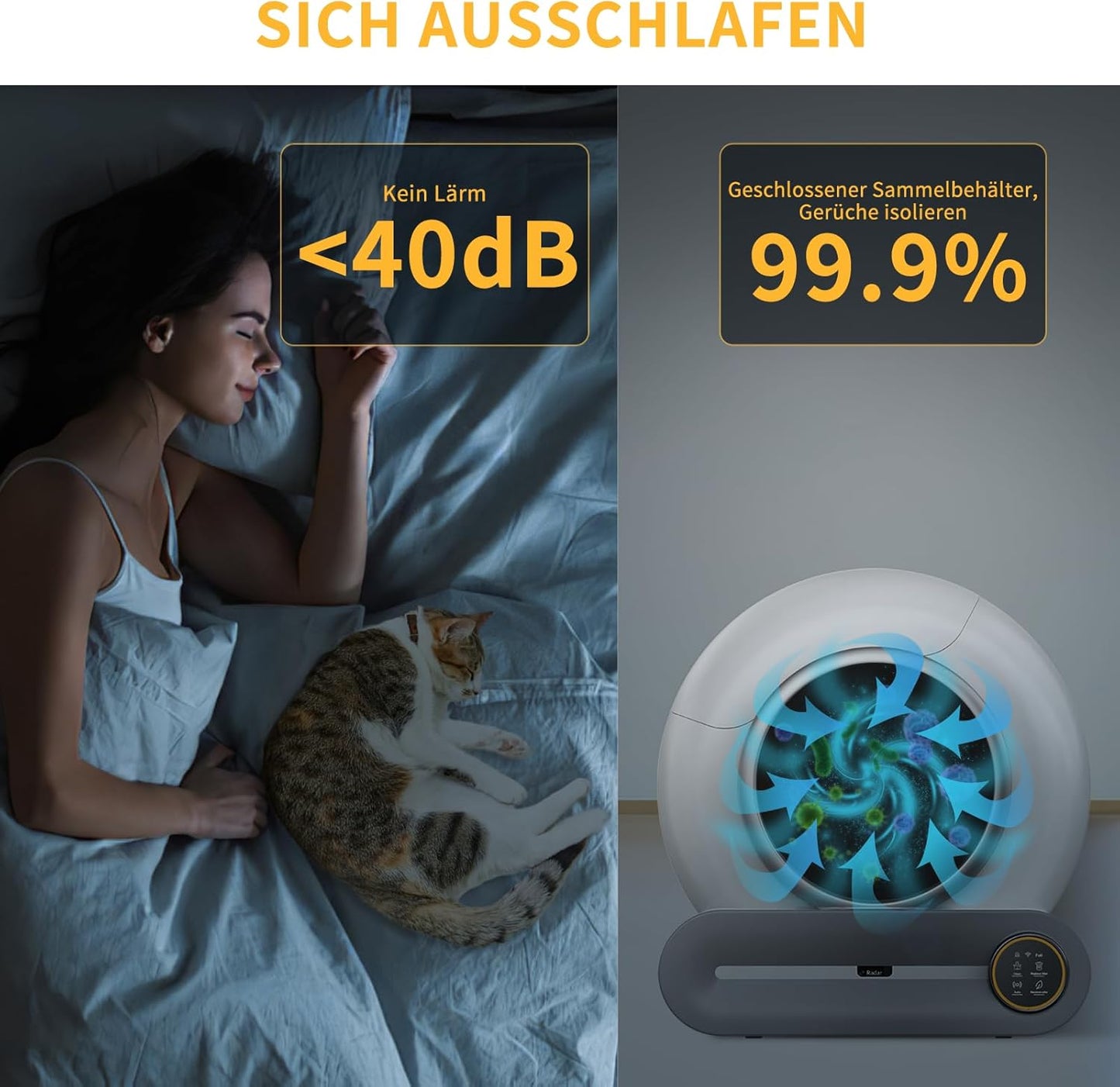Litter CONNECT™ Vernetztes, Selbstreinigendes Katzenklo