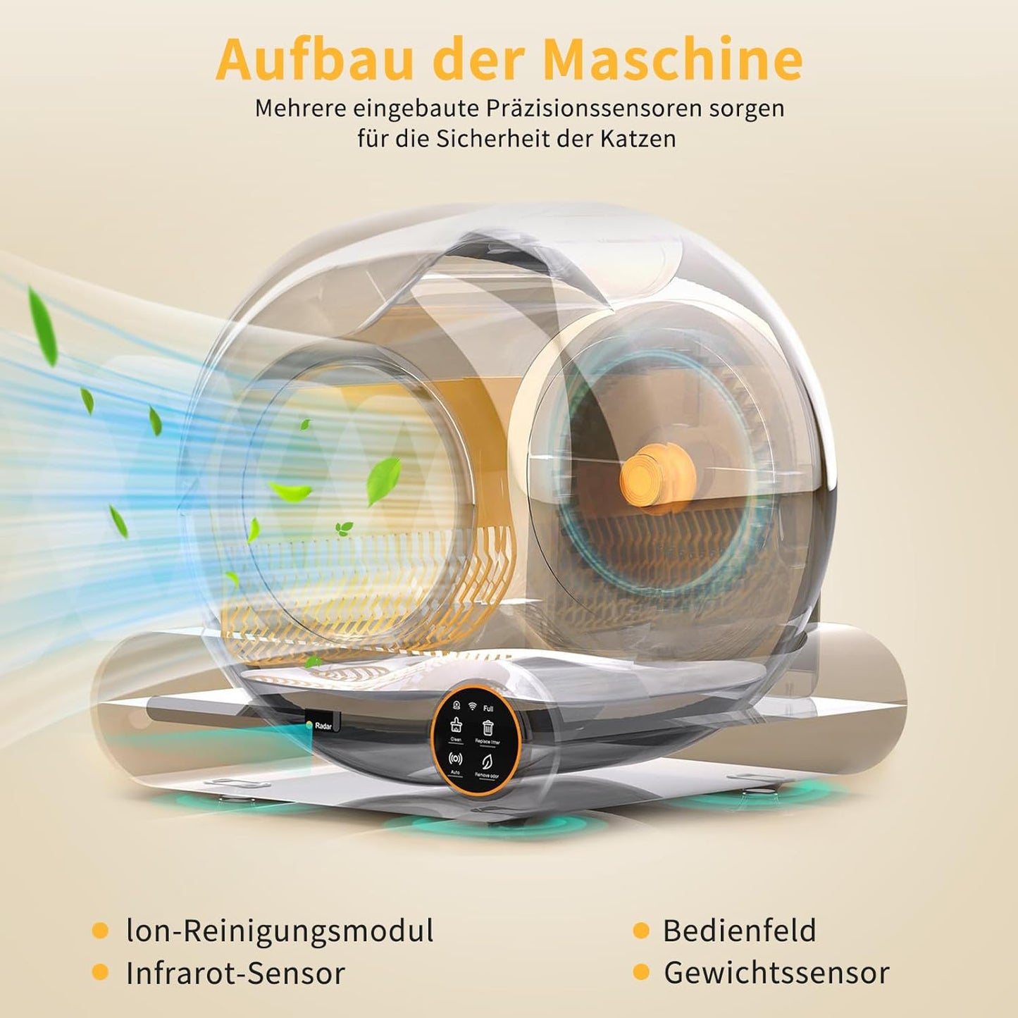 Litter CONNECT™ Vernetztes, Selbstreinigendes Katzenklo